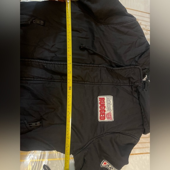 ZICAC Rocket Rugged 1965 Durable Black WARM Cotton Coat/ Jacket Womens Size M - Picture 6 of 9